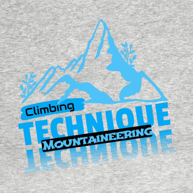 Climbing Technique Mountaineering | Blue by rizwanahmedr